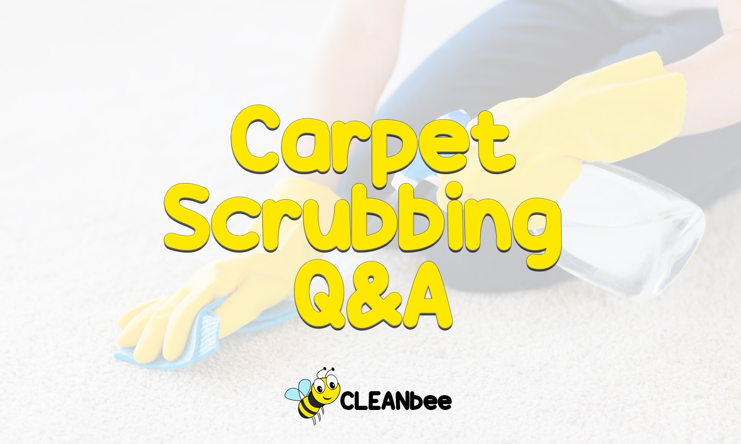 Carpet Scrubbing Q&A