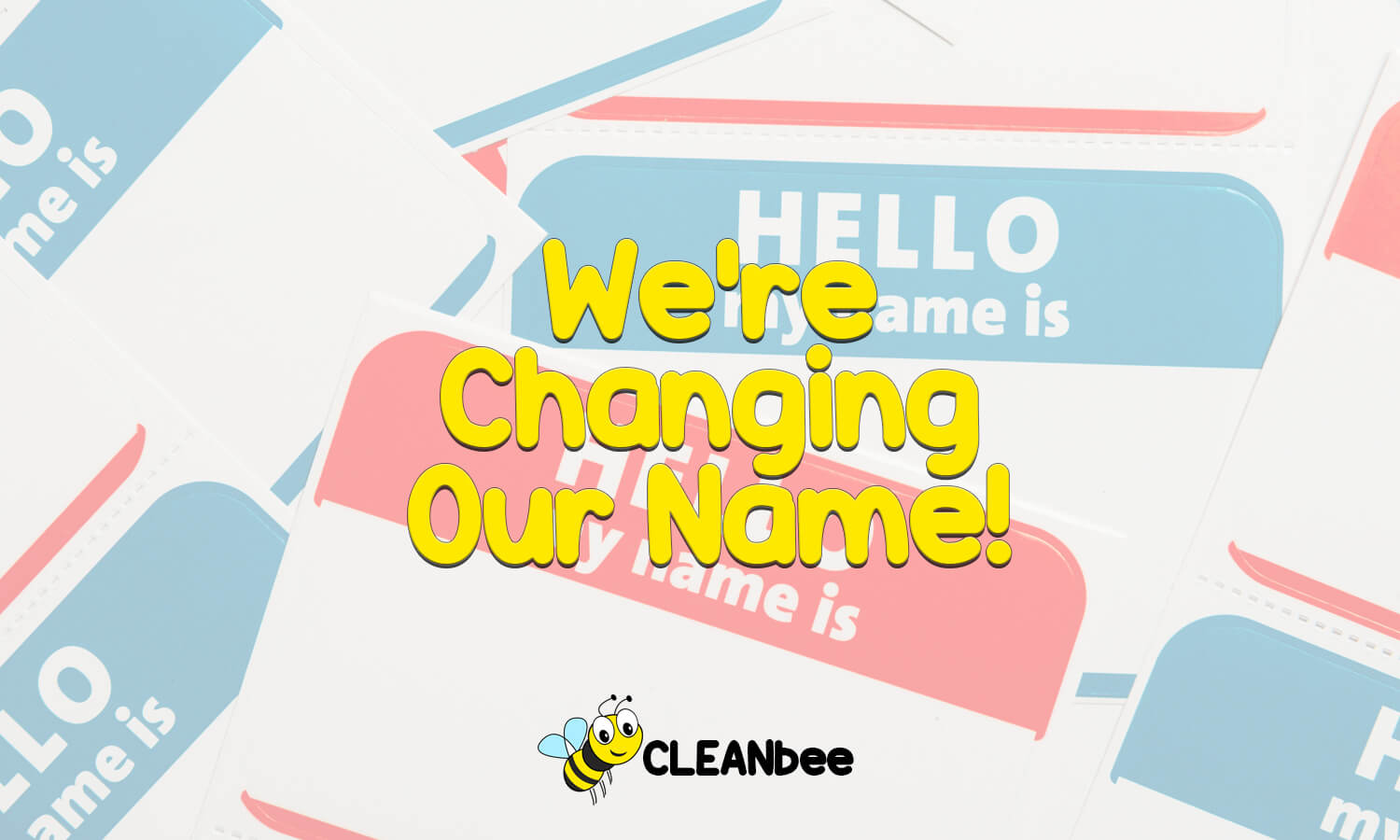 We're Changing Our Name